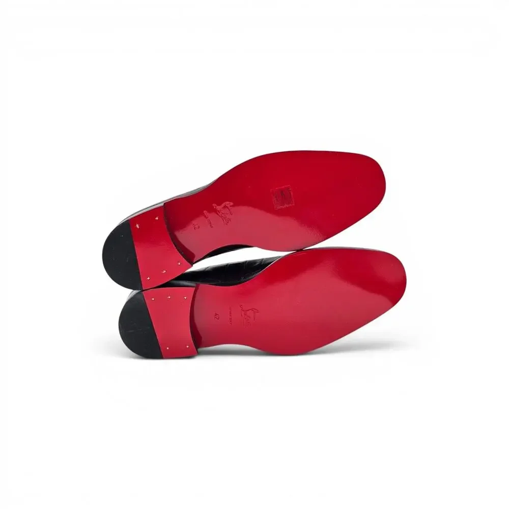 Christian Louboutin croc leather